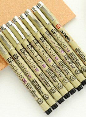 1pcs Sakura Liner Pen Set Waterproof Black Fineliner Micron