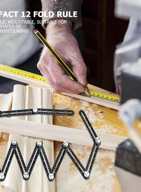 1l2 eFold Aluminium Alloy Angl Ruer FinMGMder eMeasuring Rul