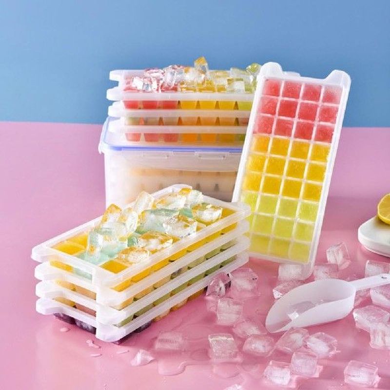 2/4 Layer IceCube Maker Mold Pp Large Capacity Stackedable