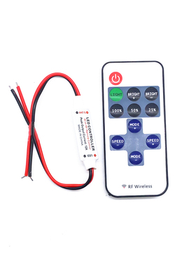 DC 12V LED controller 11key 12 v RF Wireless Remote for leds