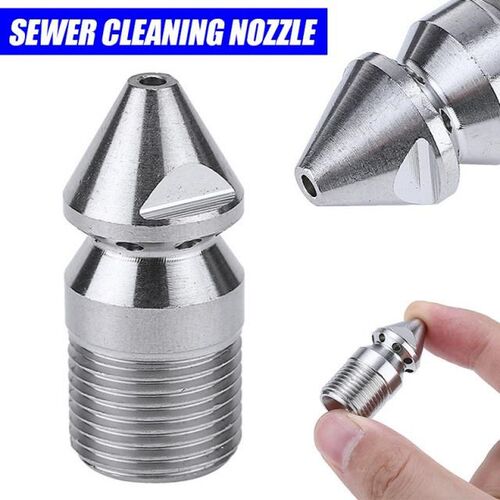 1pc Pressure Washer Drain Ram Sewer Rotary Cleaning Nozzle 9