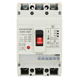 SEGM1E-100/3P Electronic Circuit Breaker 3-Phase 4 Wire Phas