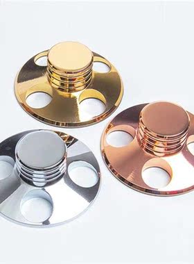 LP Record Disc Turntable Clamp abilizer Brass Gold plated
