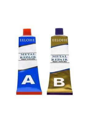 2Pcs A B Metal Repairing Adhesive Super Glue Iron Steel Auto