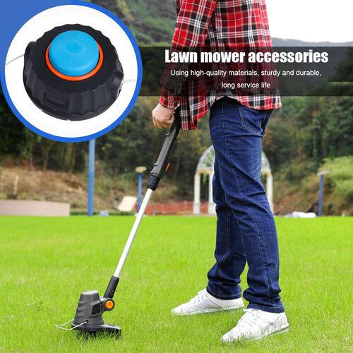 Brush Cutter Grass Trimmer Head with 2 Lines Lawn Mower Weed
