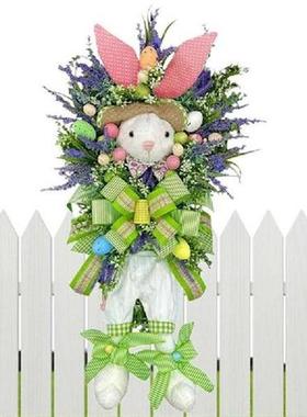 Colourful Easter Rabbit Garlands Door Ornaments Wall
