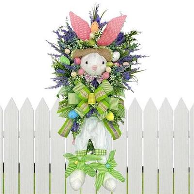 Colourful Easter Rabbit Garlands Door Ornaments Wall