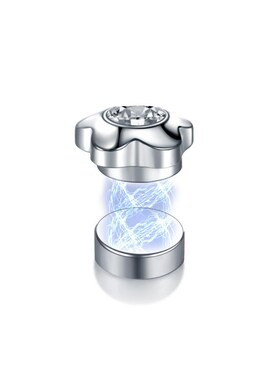 3Pcs/Set Fake Piercing Magnetic Stud Earings For Women Men