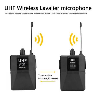 20-CH UHF Wireless Lavalier Microphone System w/ Lapel Mic T
