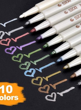 Metallic Markers Paints Pens, Fine Point Metallic Marker Pen
