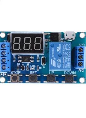 LED Display Time Delay Relay Module Board DC Control Program