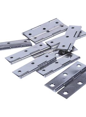 10 Pcs Home Furniture Hardware Door Hinge Satin Nickel 3inch
