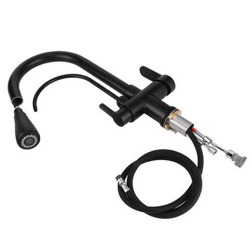 G1/2in Thread 3 in 1 Filter Kitchen Basin Sink Faucet Pull O