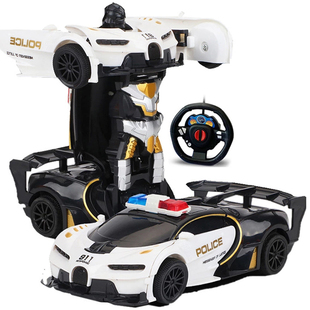 RC Car 2 in 1 Transformation Robots Cars Action Collision De