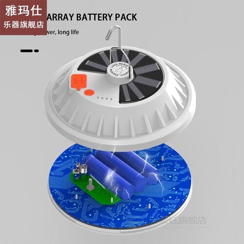 Lantern Bulb Hanging LED Night Light Solar Rechargeable Outd