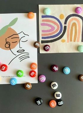 10Pcs Colorful Fridge Magnets Home Refrigerators Decor