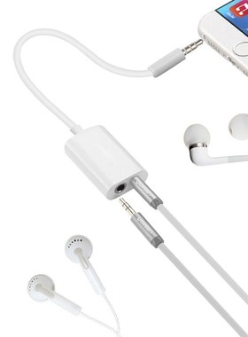 3.5mm 1 Male to 2 Female Port Audio Stereo Jack Headphone S