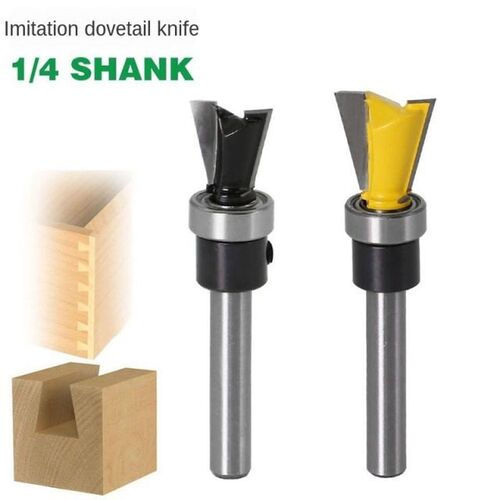 1/2PCS 1/4 Inch Shank 14 Deg Dovetail Milling Cutter With Be