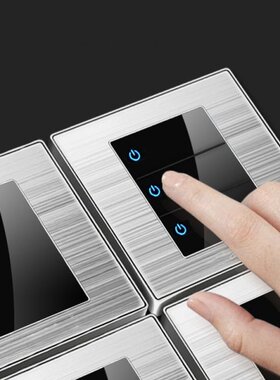 1 2 3 Gang 1 2 Way Household Switch Socket type 86 wall with