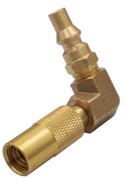 1/4/3/8RV QuickConnect Adapter Fitting with Elbow
