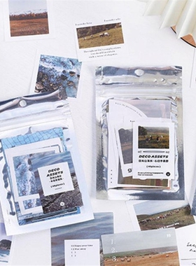 40sheets Material Pack Sticker Decoration Splicing Stationer