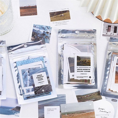 40sheets Material Pack Sticker Decoration Splicing Stationer