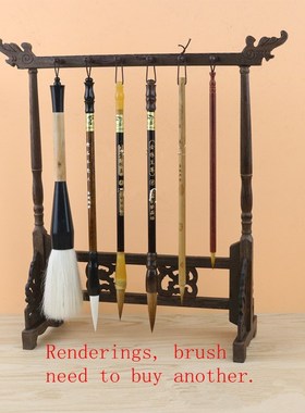Traditional Chinese Brush Holder Calligraphy Pen Holder Stan