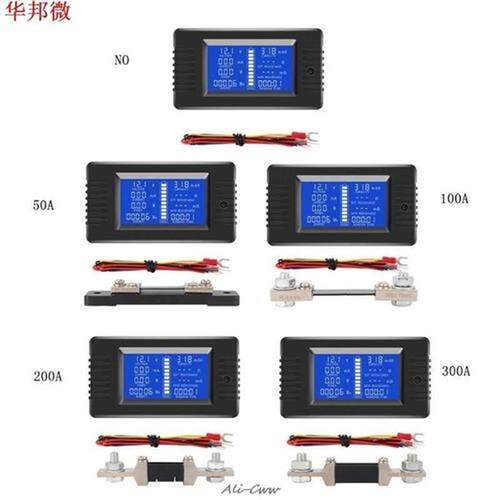 DC 0-200V 50A/100A/200A/00A testeur de batterie moniteur te