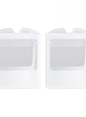 2pcs Portable Stable Square Home Practical Case PP Transpare