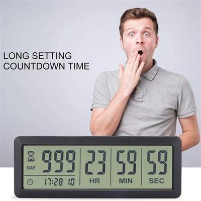 Big Digital Countdown Days Timer Clock - 999 Days Count Down