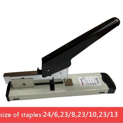 Heavy Duty 120 Sheets Stapler With Ruler, Adjustable Binding