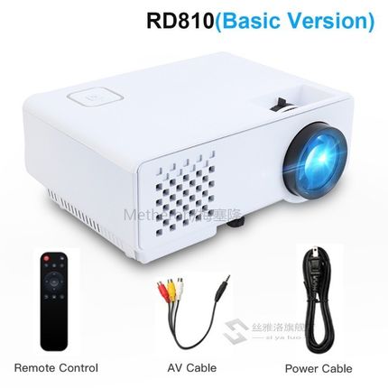 Mini LEDProjector 2800 Lus  Full HD 1080p, Wireless Sync Dis