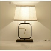 Chinese retro desk bedroom New modern lamp bedside Zen