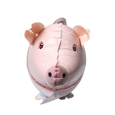 5PCS Walking Balloons Aluminum Foil Cartoon Animal Balloons