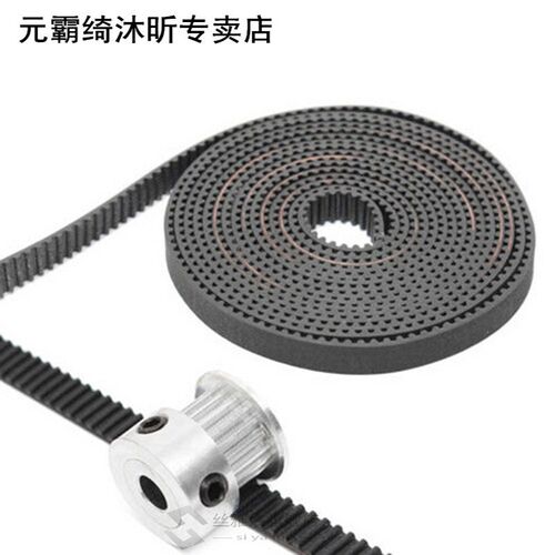 6mm GT2 RF Fiber Glass Rein适用于ced Rubber Timing Belt 适用