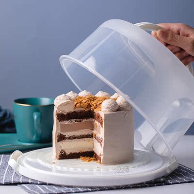 6/8/10 inch Portable Cake Box Food Fresh-keeping Box Refrige