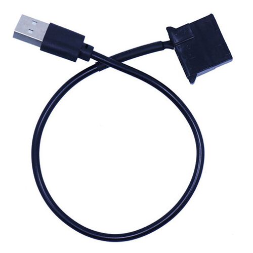 1pc USB to 4 Pin Molex Fan Power Cable Computer Case Adapter