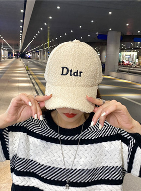 Women's Autumn and Winter Baseball Caps, Lamb Wool W