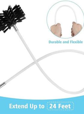 Dryer Vent Cleaner 24 Feet, Flexible 18 Rods Dry Duct Cleani