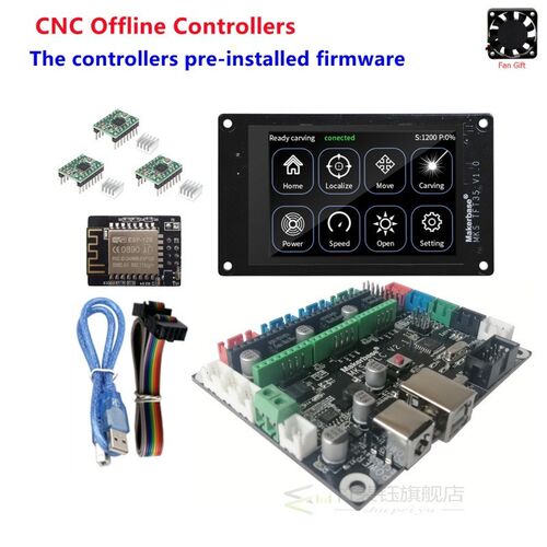 GRBL 1.1 CNC laser module MKS DLC v2 MKS TFT 35 CNC touch sc