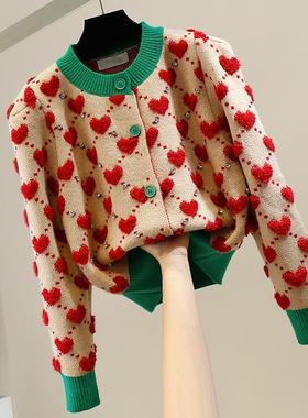 Women's cardigan sweater 2022 spring and autumn y2k