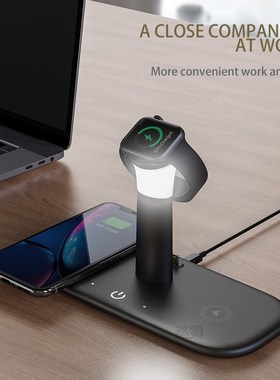 3 in 1 Wireless Charger for iPhone Airpods Apple Watch Docki