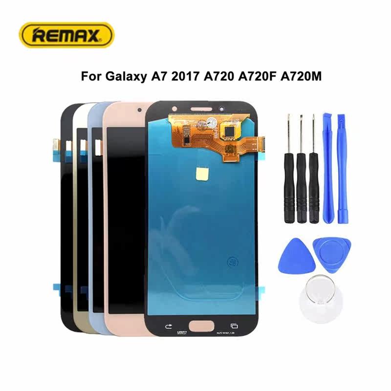 AMOLED For Samsung Galaxy A7 2017 A720 A720F A720M LCD Disp