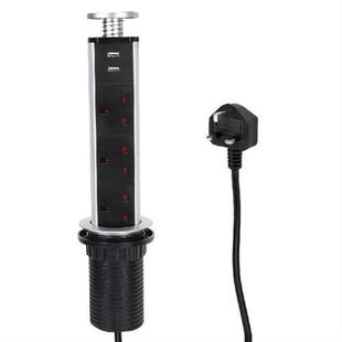 Pop Up Socket With USB Charging UK & USB Ports Pull Pop