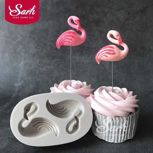 Single Side Flamingos Shape Cake Mold Chocolate Mold for the