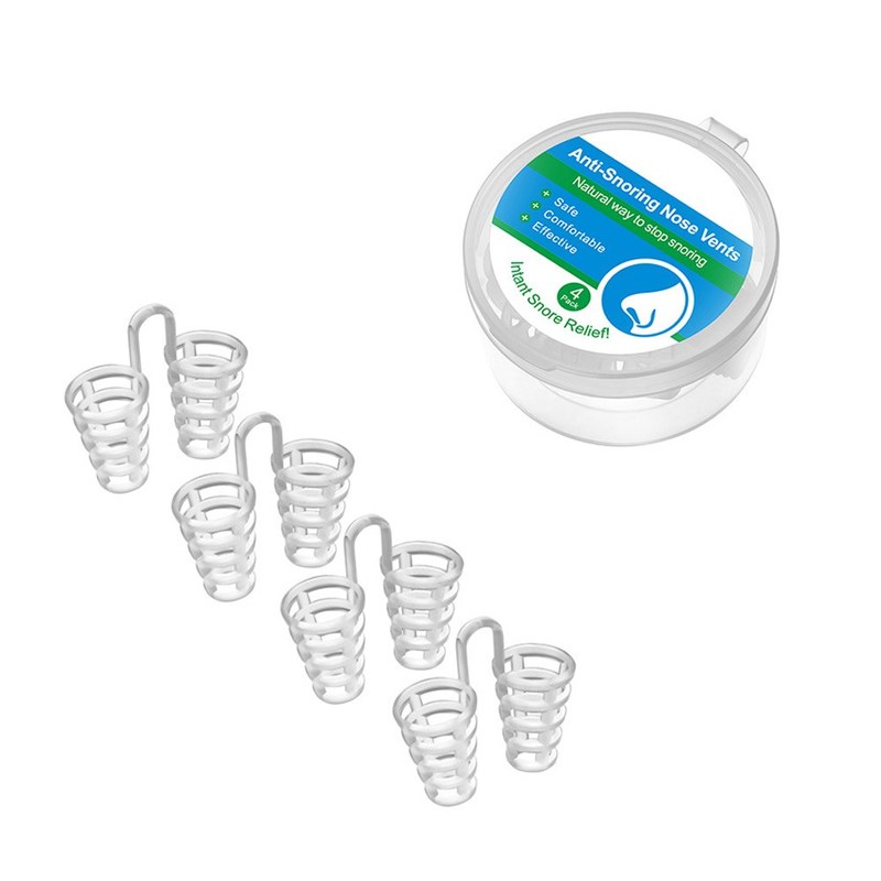 Silicone Nose  Magnetic Anti Snore Stopper Silent Sleep Non