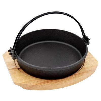 Pot Iron Sukiyaki Japanese Pan Hot Cast Shabu Roasting