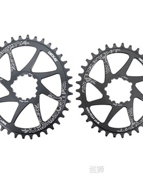 Deckas Oval Chainring GXP 3mm 6mm Offset Direct Mount for Sr
