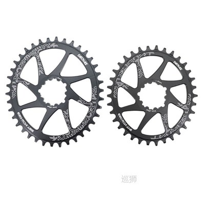 Deckas Oval Chainring GXP 3mm 6mm Offset Direct Mount for Sr