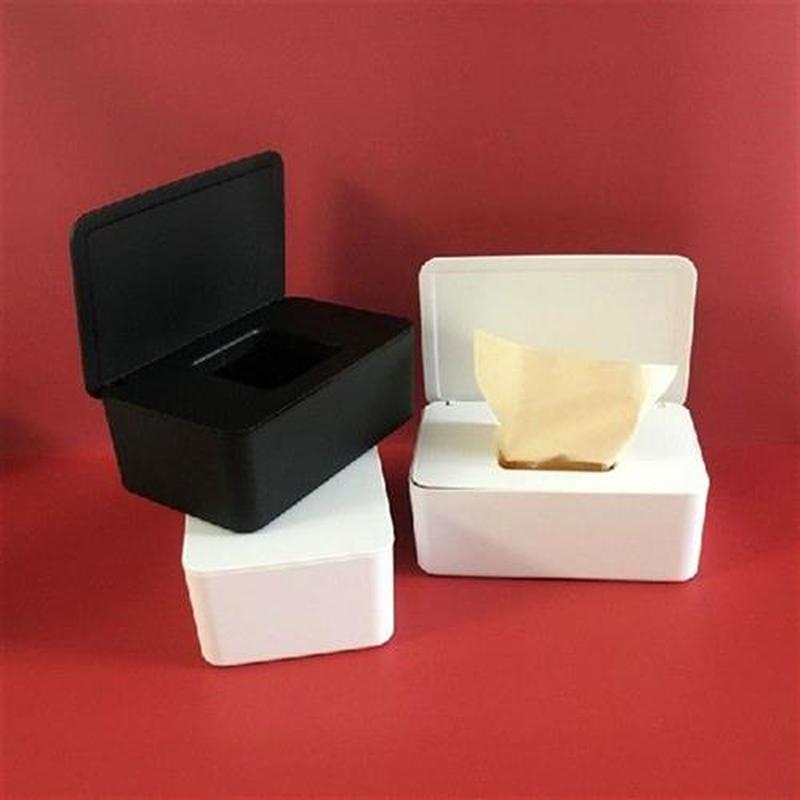 Wet Wipes Dispenser Holder With Lid Dustproof Tissue